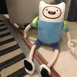 Adventure Time Finn the Human Plush Cartoon Stuffed Animal for Kids or Adults